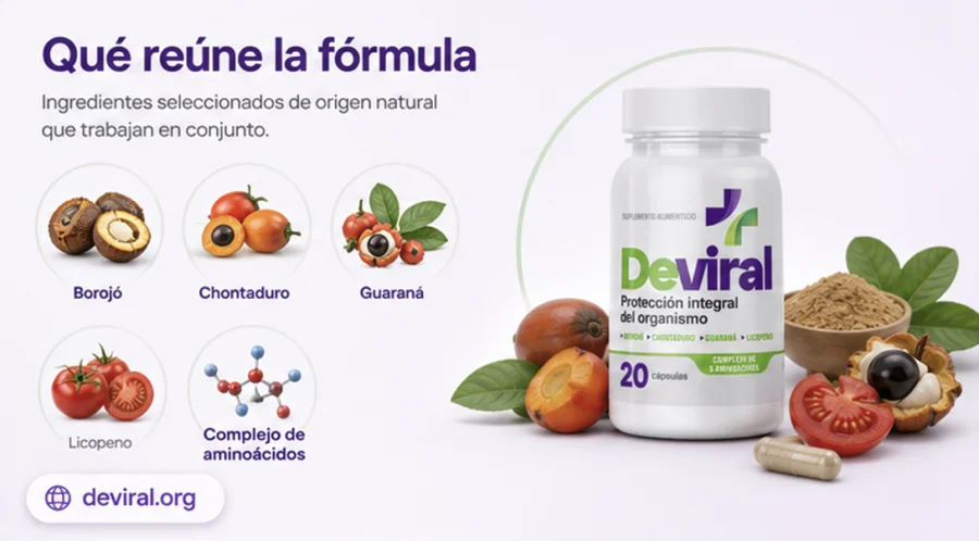 Deviral — fórmula con frutos tropicales y licopeno