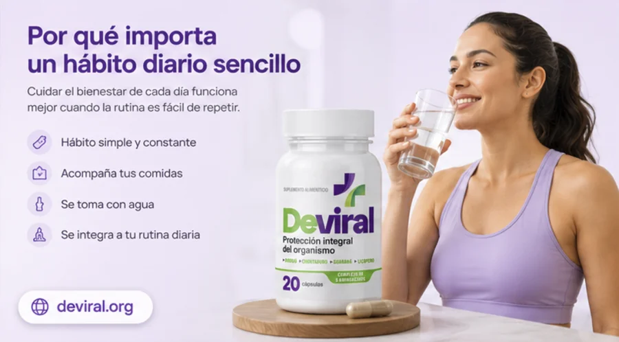Deviral — un hábito diario sencillo con cápsulas